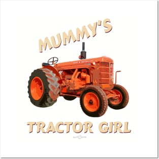 Mummy's tractor girl Posters and Art